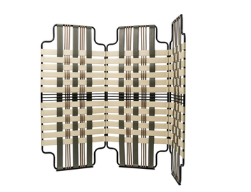 VENIER - Leather and metal screen by La Manufacture - view 3